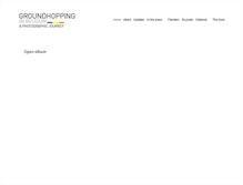 Tablet Screenshot of groundhopping.be